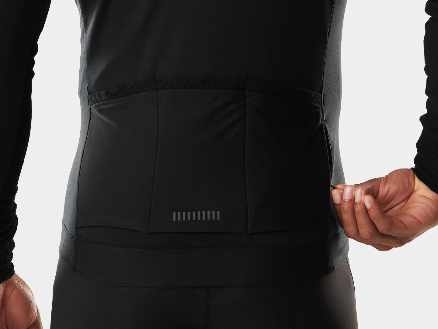 Trek Circuit Thermal Long Sleeve Cycling Jersey Black