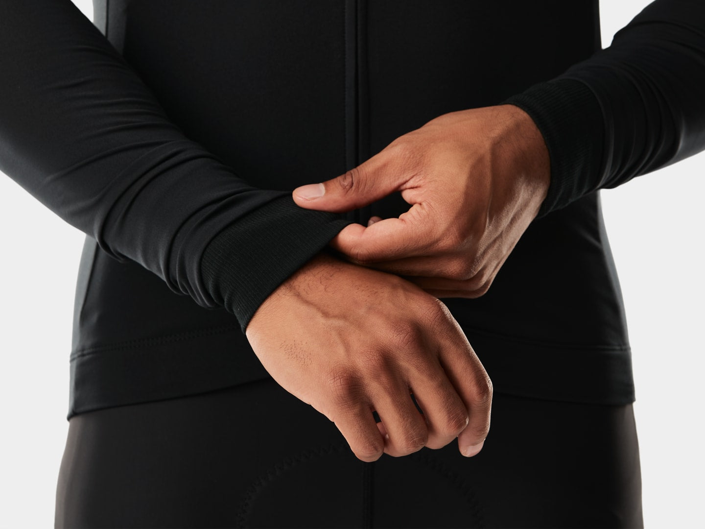 Trek Circuit Thermal Long Sleeve Cycling Jersey Black