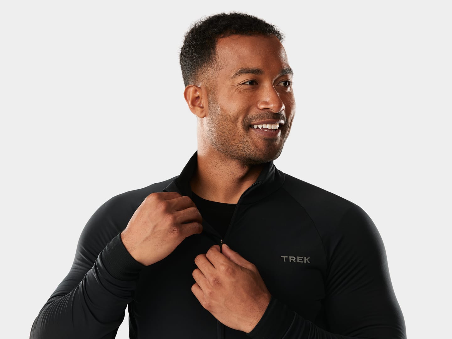 Trek Circuit Thermal Long Sleeve Cycling Jersey Black