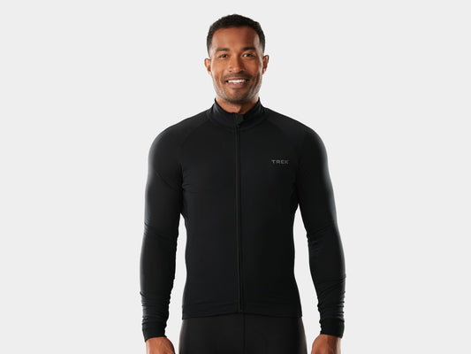 Trek Circuit Thermal Long Sleeve Cycling Jersey Black