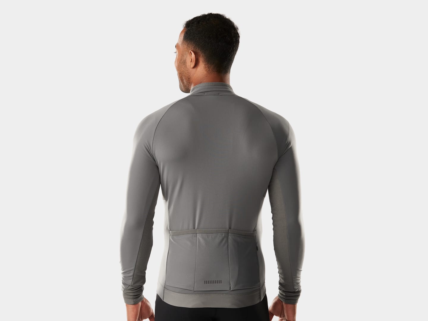 Trek Circuit Thermal Long Sleeve Cycling Jersey Charcoal