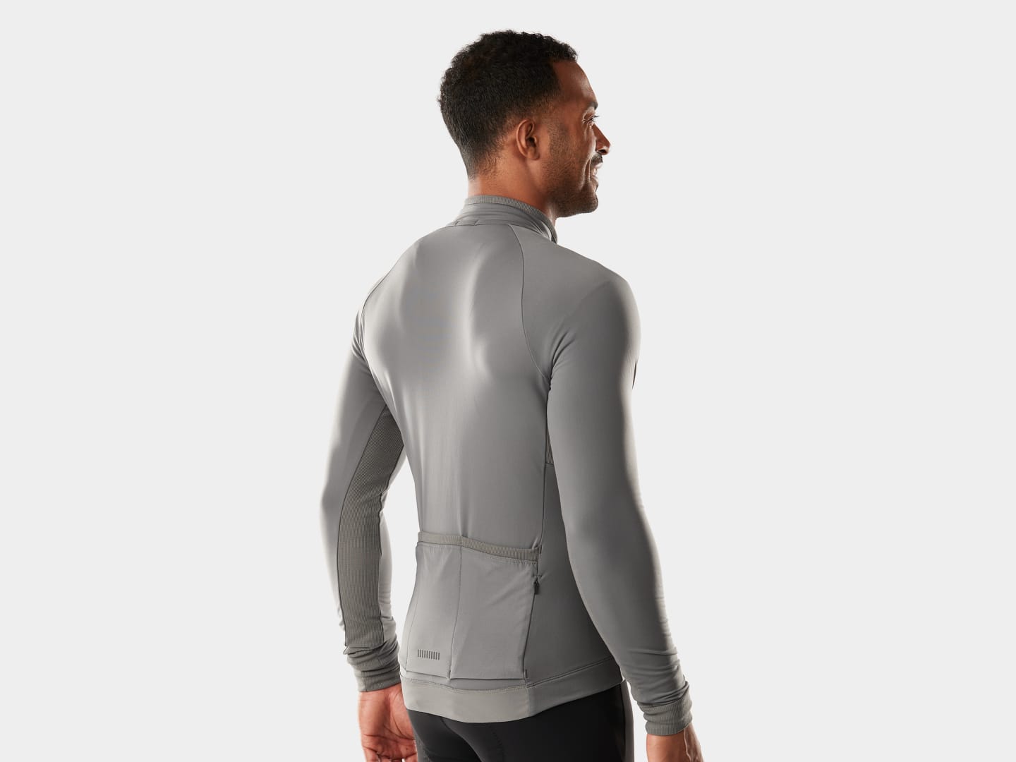 Trek Circuit Thermal Long Sleeve Cycling Jersey Charcoal