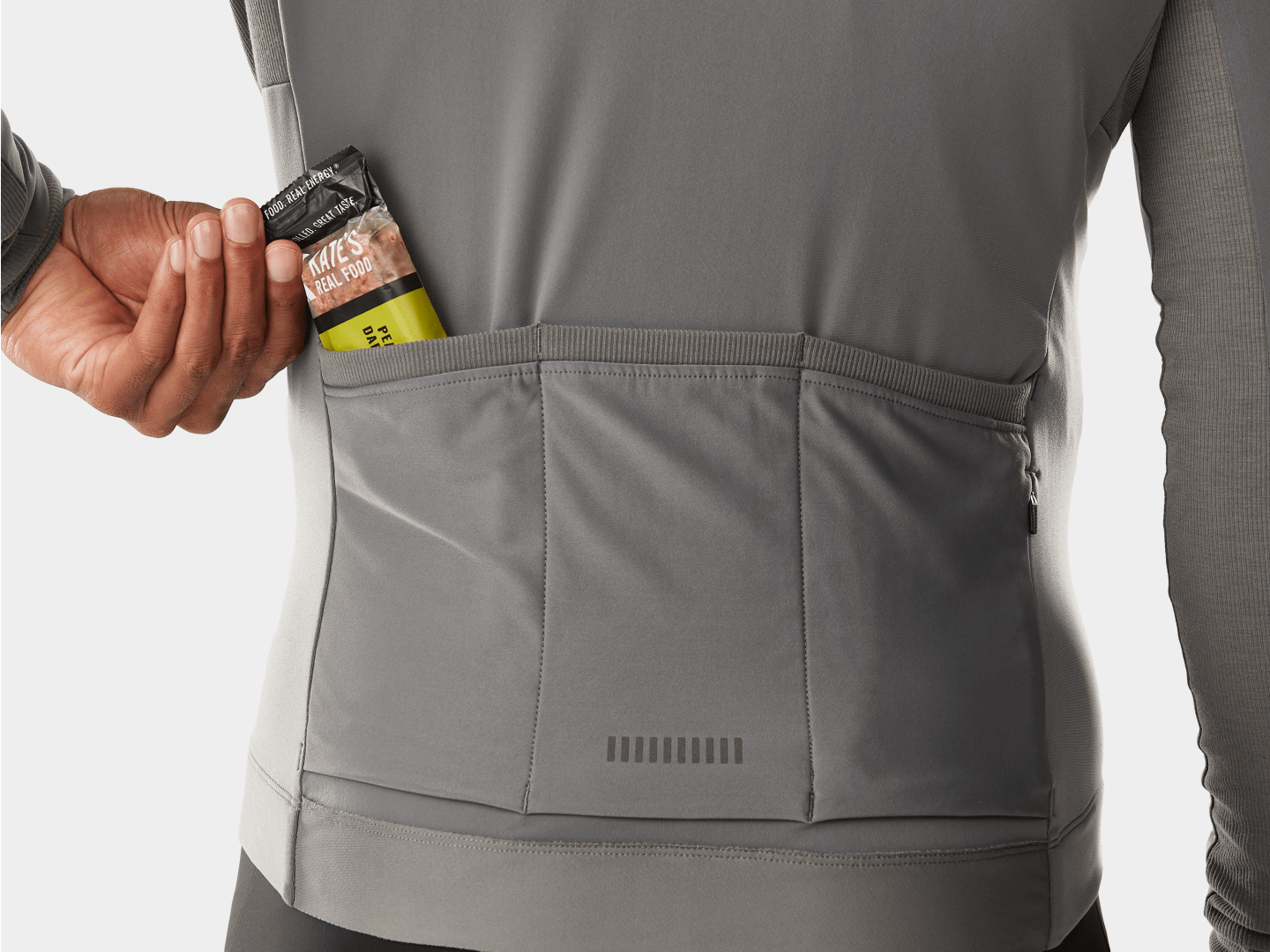 Trek Circuit Thermal Long Sleeve Cycling Jersey Charcoal