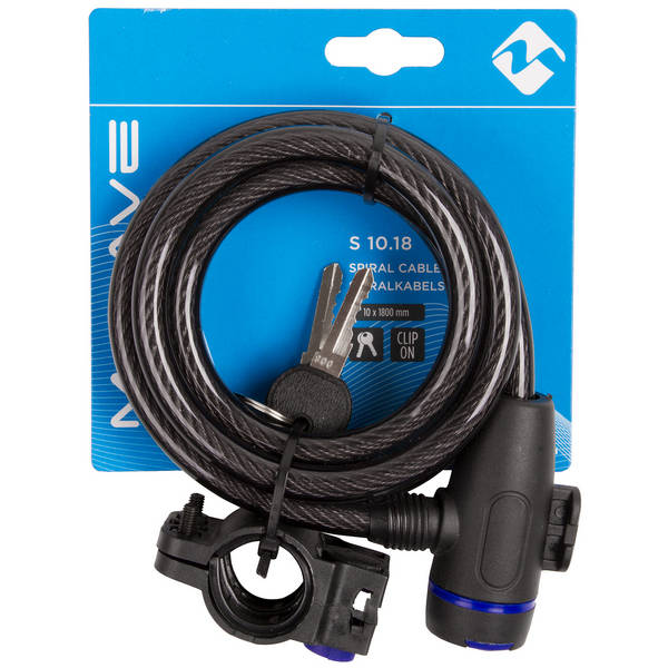 M-WAVE S 10.18 spiral cable lock