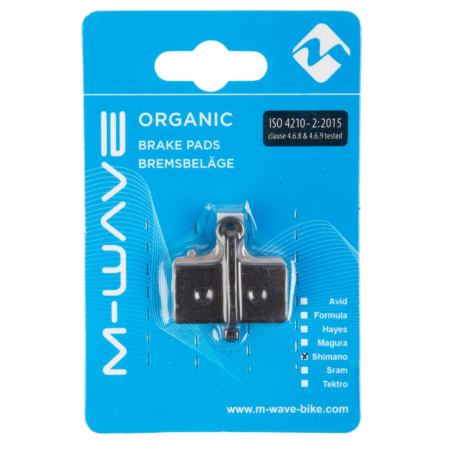 M-WAVE BPD Organic S1 brake pads for disc brake
