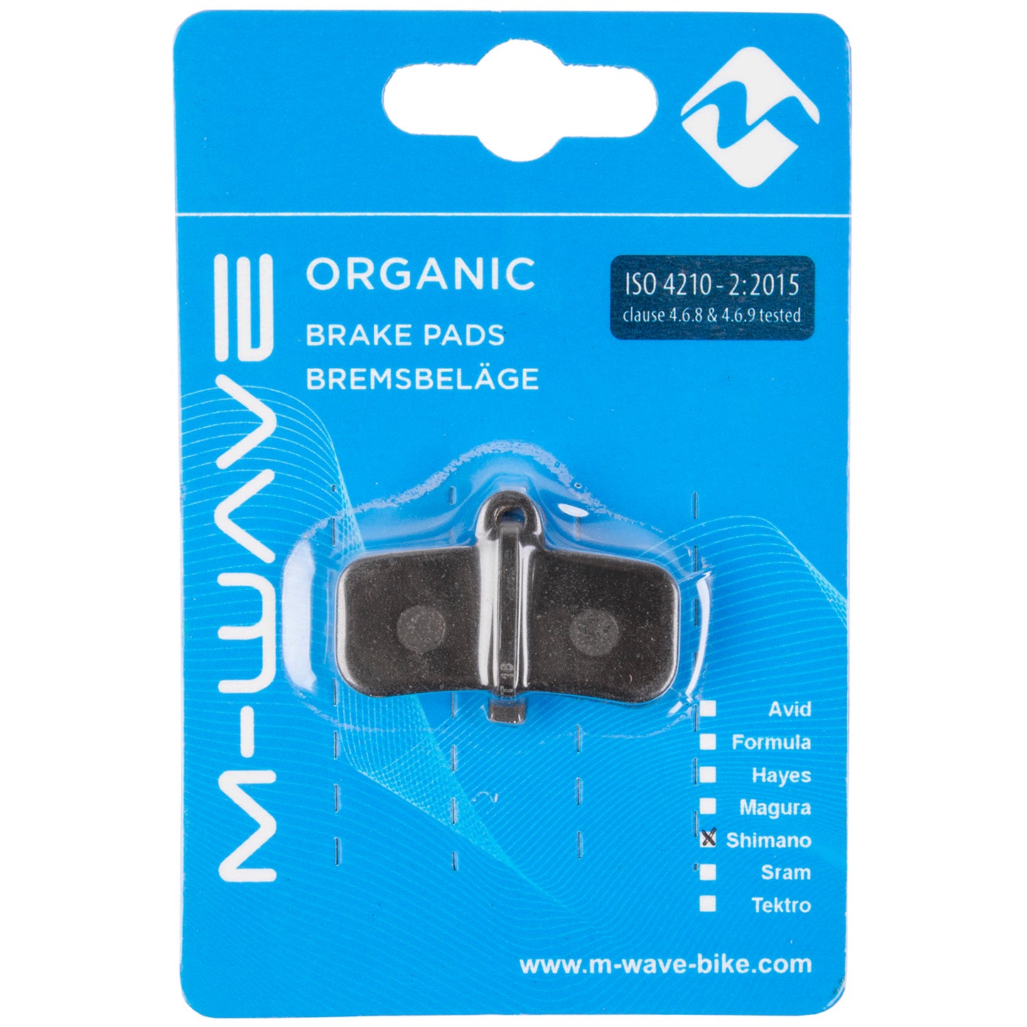 M-WAVE BPD Organic S2 brake pads for disc brake