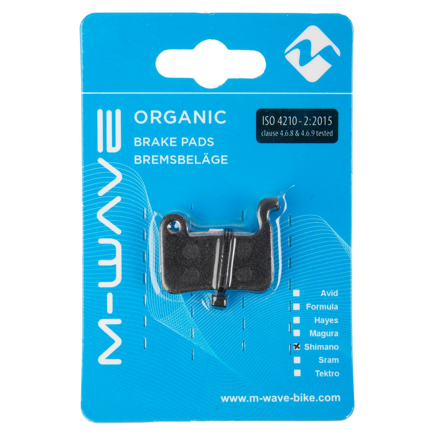 M-WAVE BPD Organic ST1 brake pads for disc brake