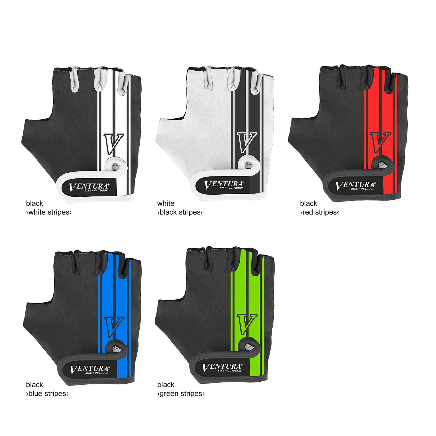 VENTURA Mix A half finger glove