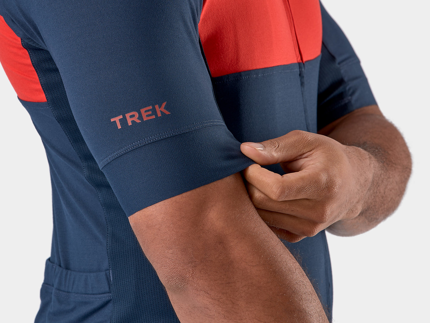 Trek Circuit LTD Cycling Jersey Deep Dark Blue/Viper Red