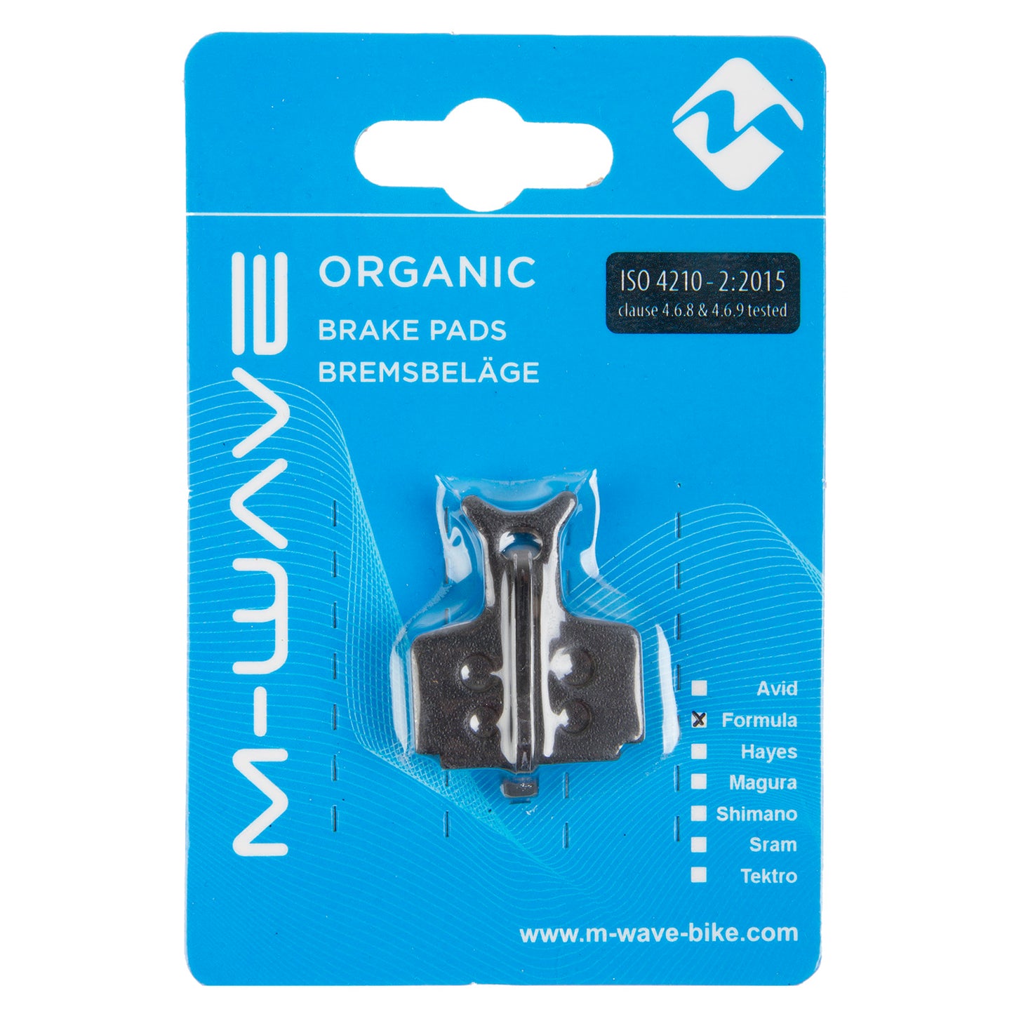 M-WAVE BPD Organic F1 brake pads for disc brake