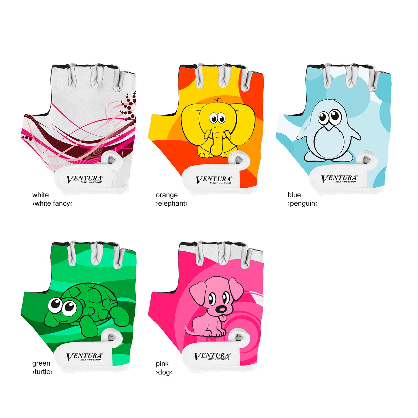 VENTURA Mix K half finger glove