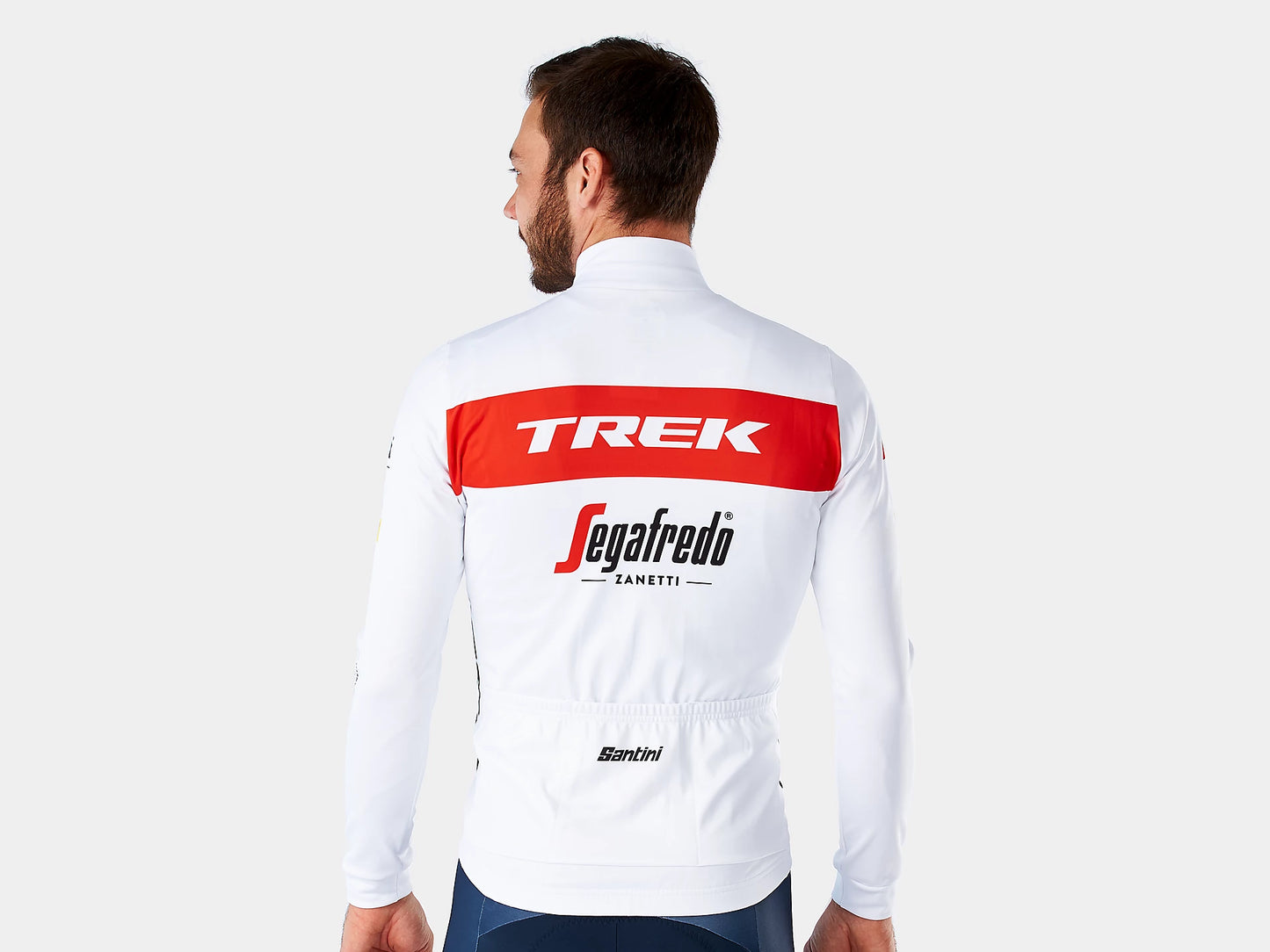 Santini Trek-Segafredo Men's Team Replica LS Race Cycling Jersey