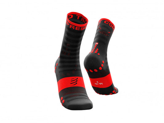 PRO RACING SOCKS V3.0 ULTRALIGHT BIKE BLACK/RED